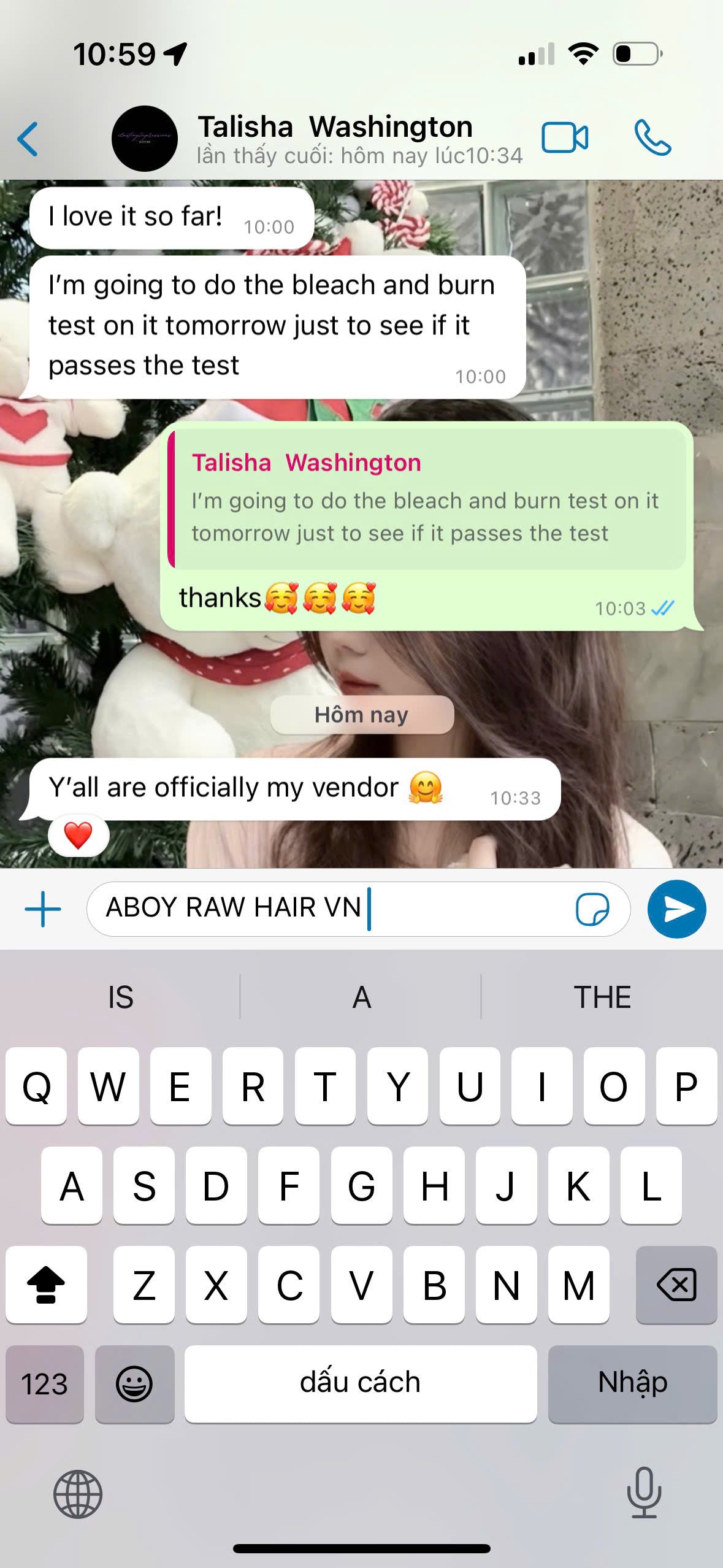 100% Vietnam Human Hair
