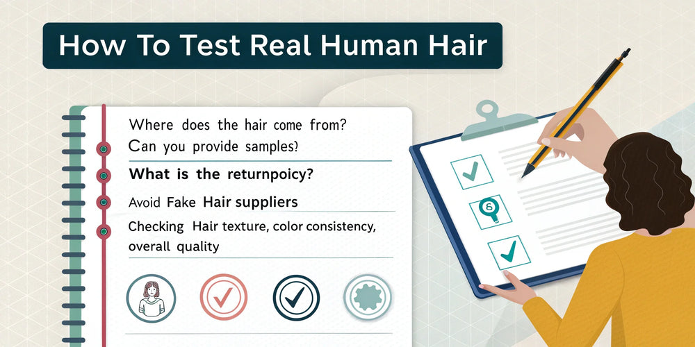 How to Test Real Human Hair: The Ultimate Human Hair Quality Checklist