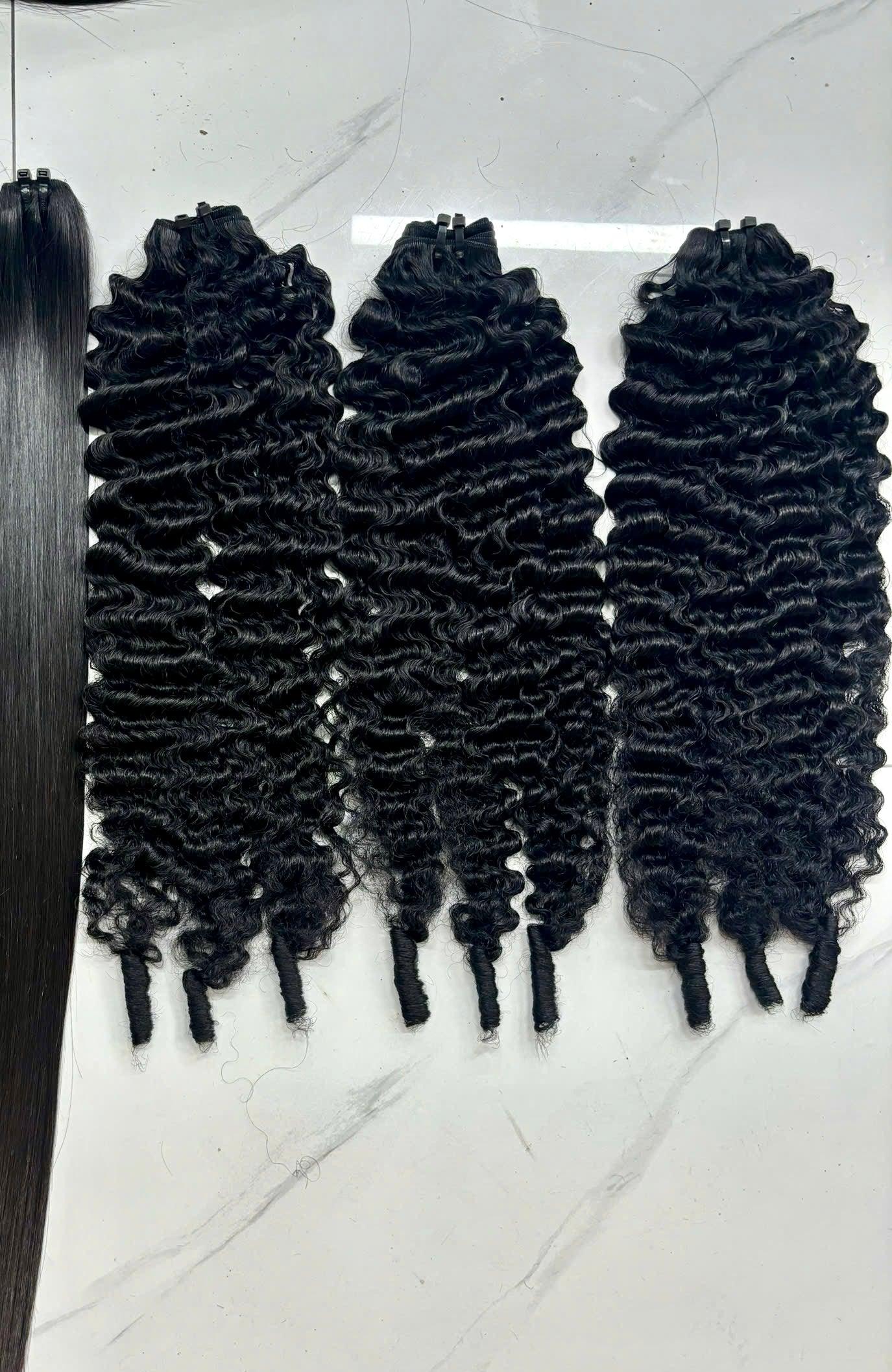 Burmese Curly Roll Tip - Aboy raw hair