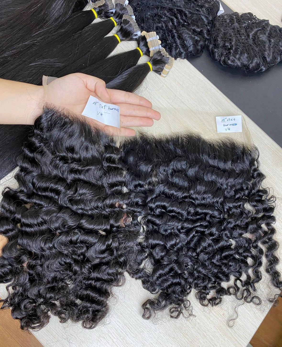 HD Lace - Burmese Curly 2 - Aboy raw hair